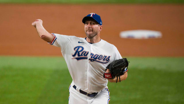 Texas Rangers starting pitcher Max Scherzer threw a second bullpen session before Game 2 of the Wild Card series against the Tampa Bay Rays at Tropicana Field Wednesday afternoon.